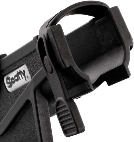 Vista 5 de Scotty Baitcaster/Spinning Rod Holder Negro con 244 Flush Deck Mount, Pequeño (0281-BK) accesorios de ciclismo-electrónica