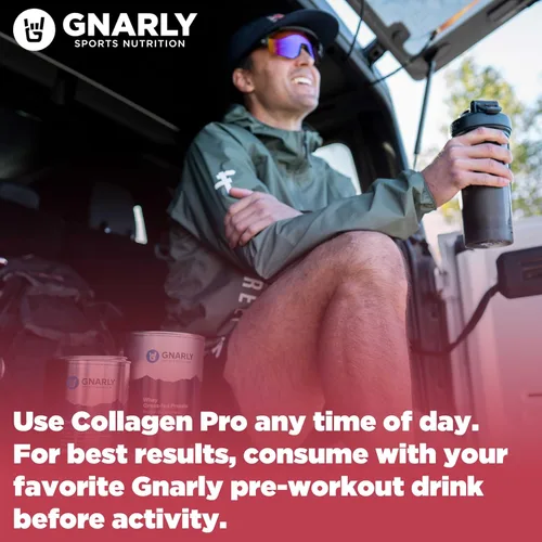 Vista 5 de Gnarly Nutrition Péptidos de colágeno – Colágeno Pro con vitamina C, zinc y cobre – Polvo de colágeno certificado NSF – Sin sabor, 10 paquetes