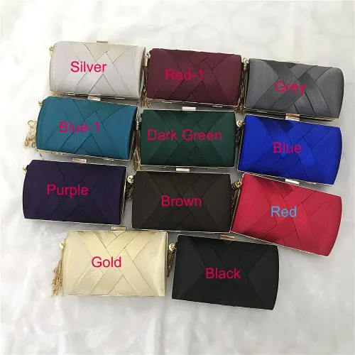 Vista 4 de JIAJIA 3294 - Bolsos de mano para mujer con borlas para boda noche