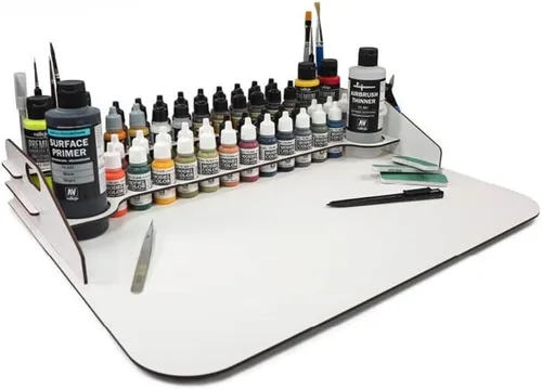 Vista 11 de Vallejo - Expositor de Pintura Montado en Pared para la Organización de Pinturas Acrílicas para Modelos a Escala y Miniaturas Contiene 43 Botellas