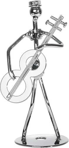 Vista 7 de Home Decor - Alambres y tornillos de hierro fundido, estatua/figura (reproductor de cello)