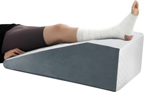 Vista 10 de Ganondorf Almohada de elevación de piernas, almohada de cuña ajustable de espuma de alta calidad que alivia el dolor articular después