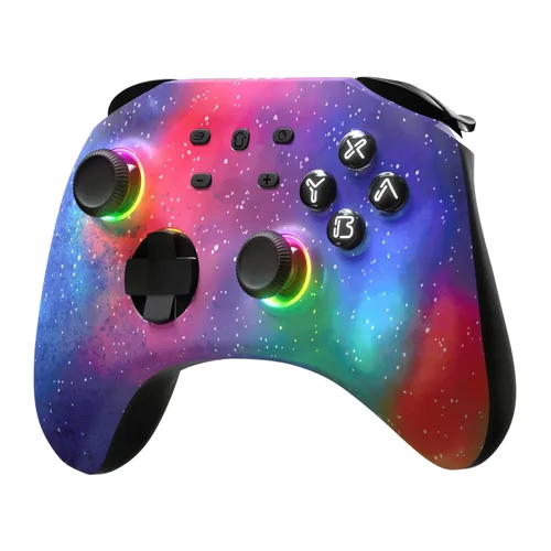 Vista 5 de Surge Gamepad Pro (Supernova Edition) Wireless Pro Controller for Nintendo Switch, Windows PC, Steam Deck, Android & iOS