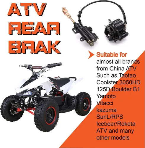 Vista 5 de Pinza de cilindro maestro de freno trasero para 50-125cc chino TaoTao Peace Motorsports Quad Coolster 3050HD ATV cuatro ruedas