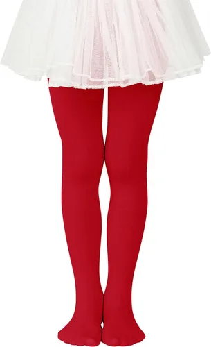 Vista 2 de Century Star Medias de ballet con pies ultrasuaves para niñas, súper elasticidad, uniforme escolar