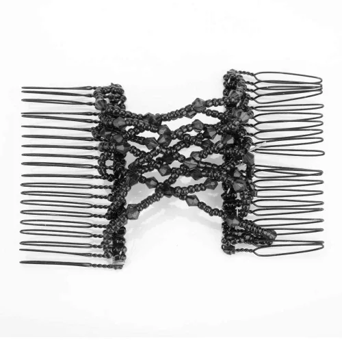 Vista 6 de Peines mágicos, peine elástico retro para mujeres con peine para el cabello, herramientas para el cabello, peine mágico para el cabello (C)