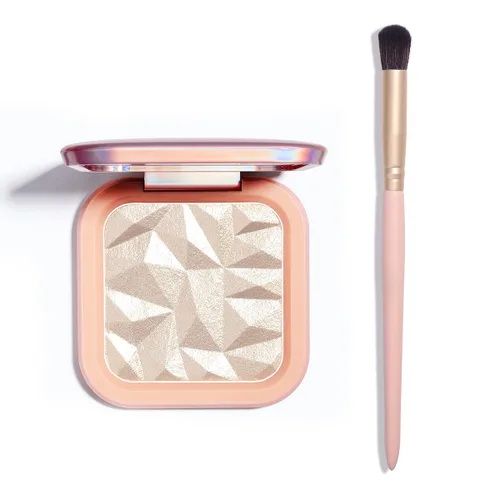 Vista 7 de ELESSY Paleta de Iluminador de Maquillaje Paleta de Iluminador Facial Paleta de Iluminador Facial de Larga Duración Paleta de Maquillaje Iluminador