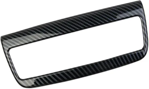 Vista 4 de Reposabrazos de ventilación de aire trasero de fibra de carbono para panel de ajuste de salida de CA para Nissan Pathfinder 2022-2026
