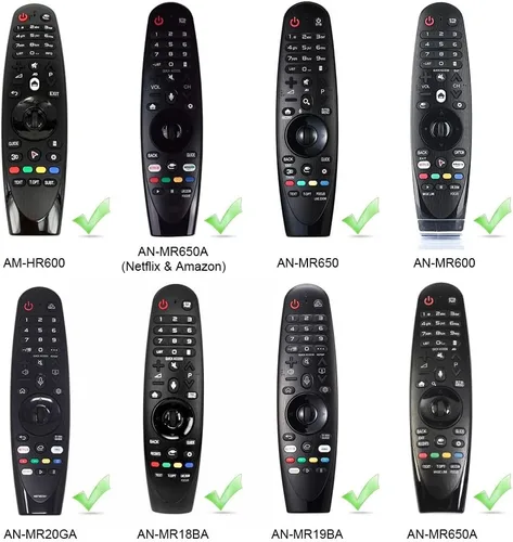 Vista 2 de Funda protectora de silicona para LG MR20GA MR19BA MR18BA MR650A MR600 Control remoto, funda antideslizante para LG AKB75855501 Magic Remote Skin