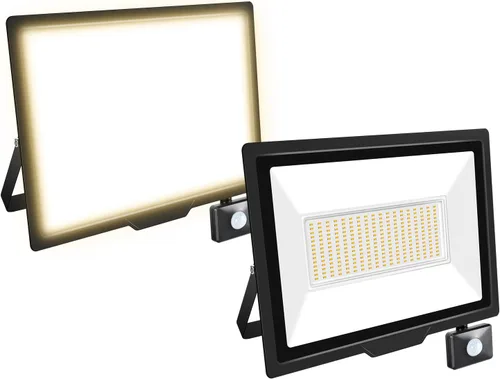 Vista 24 de Willpower 2 unids LED Floodlight 10W 1000lm LED luces de seguridad al aire libre con sensor de movimiento LED luz de trabajo IP66 impermeable PIR