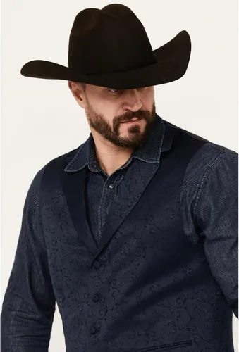Vista 2 de Cody James Chaleco con estampado de cachemira Nashville para hombre - CJPV2405-NVY Medium US Navy