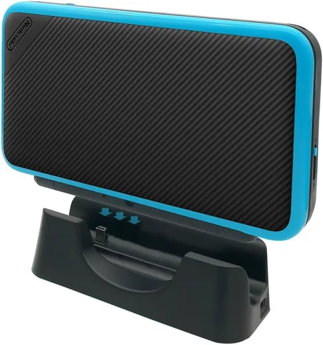 Vista 6 de Base de carga compatible con 2DS XL con agarre de mano, soporte de base de estación de carga AFUNTA con cable mini USB y mango de plástico