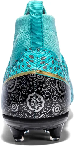Vista 4 de HaloTeam Zapatos de fútbol para hombre, zapatos de fútbol de tierra firme, para adultos, atléticos para exterioresinteriores, profesionales