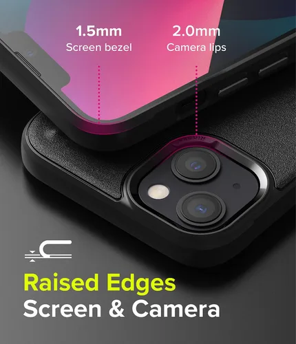 Vista 4 de Ringke Onyx - Funda compatible con iPhone 13 Mini, funda de silicona flexible extremadamente resistente a los golpes, resistente a los golpes