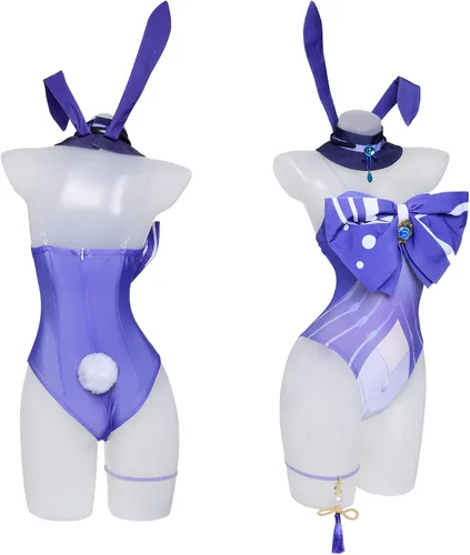 Vista 2 de Vibsion Disfraz de cosplay para mujer Genshin Conjunto completo