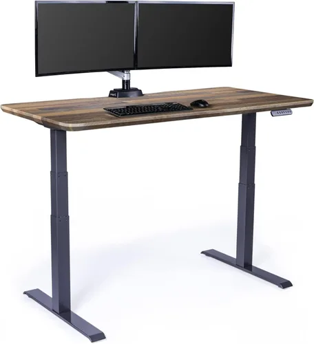 Vista 10 de Vari Classic - Escritorio eléctrico de pie VariDesk ajustable en altura para sentarse/para estar de pie - Escritorio de bipedestación con dos Parte