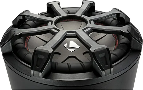 Vista 2 de KICKER 46CWTB104 TB10 - Caja de subwoofer resistente a la intemperie de 10 pulgadas con radiador pasivo, 4 ohmios, 400 W