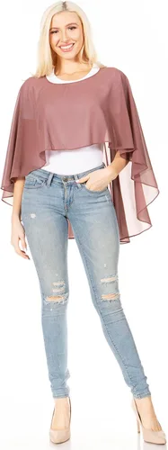 Vista 5 de Sakkas Anya - Capa de gasa suave para mujer, para boda, dama de honor, novia, bolero
