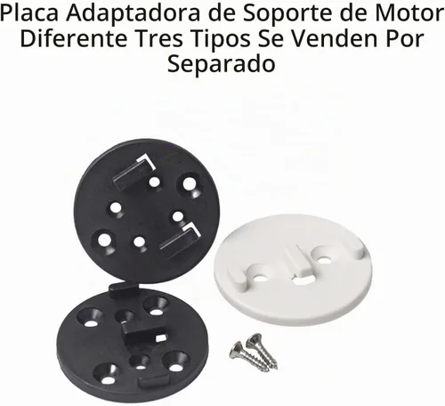 Vista 4 de Rollerhouse Placa adaptadora, negra, 1 unidad, montaje en pared, marco de plástico, compatible con soportes Skyline