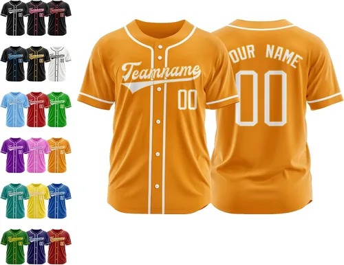 Vista 8 de Camiseta de béisbol personalizada, nombre de béisbol personalizado, logotipo de número, camiseta de béisbol personalizada para hombres, mujeres