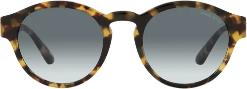 Vista 3 de GIORGIO ARMANI Woman Sunglasses Yellow Havana Frame, Light Blue Gradient Grey Lenses, 50MM