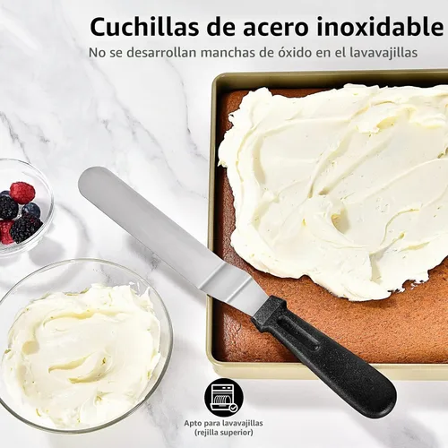 Vista 3 de Set de espátulas U-Taste de glaseado con ángulo inclinado