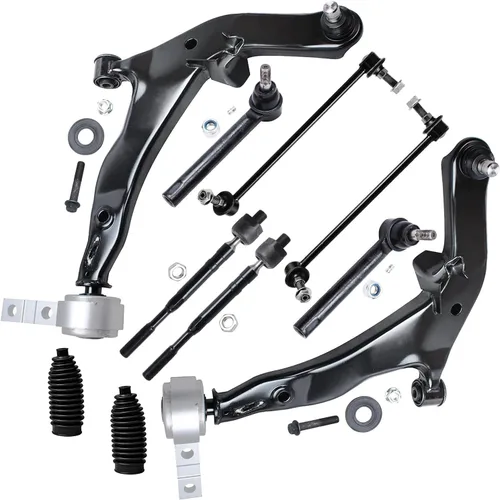 Vista 635 de Detroit Axle - Kit de suspensión frontal de 10 piezas para Dodge Avenger 2008-2014, Chrysler Sebring 2007-2010, 2 brazos de control inferiores, 2