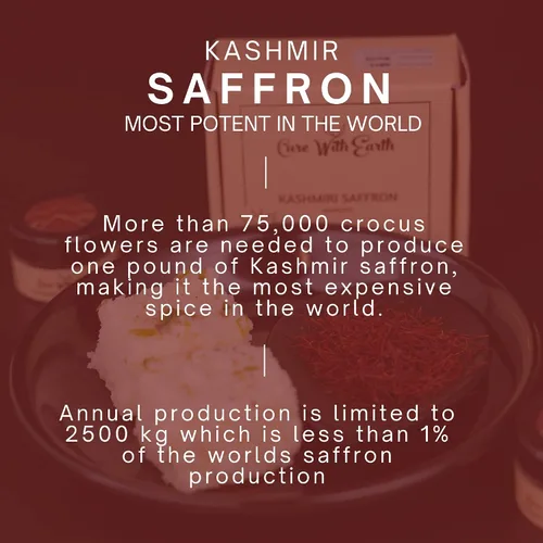 Vista 6 de Pure Kashmiri Mongra Saffron/Kesar/Keshar PACK DE 2 (0.04 oz cada uno) De las mejores tierras agrícolas de Pampore, J&K, India Probado