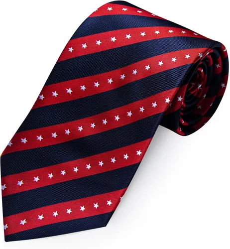 Vista 4 de Corbatas a rayas y corbatas a cuadros para hombre, corbata de seda tejida, juego de clip de corbata dorado
