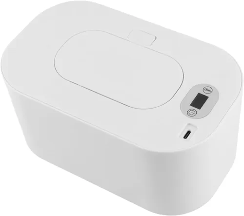 Vista 3 de Kavolet Calentador USB de toallitas húmedas para bebés, dispensador de toallitas húmedas para bebés, 3 modos de temperatura, calentamiento general