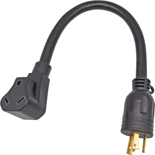 Vista 11 de FC-143TT Enchufe de secadora a adaptador RV 30A macho 14-30P a hembra TT-30R 30A 125V