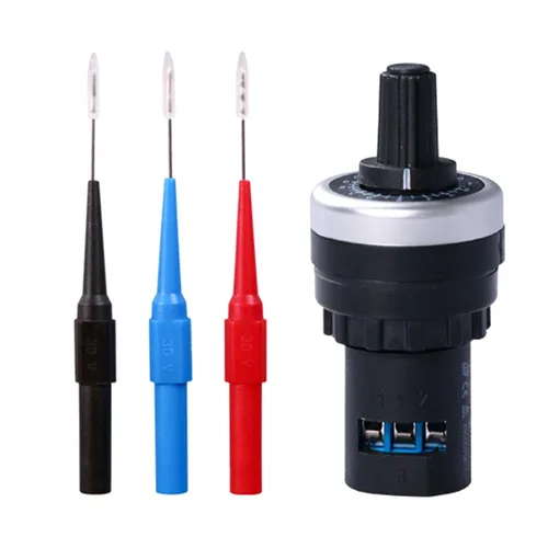 Vista 6 de MagiDeal Probador de circuito de automóvil automático, sensor de resistencia, simulador de herramienta, generador analógico, material premium