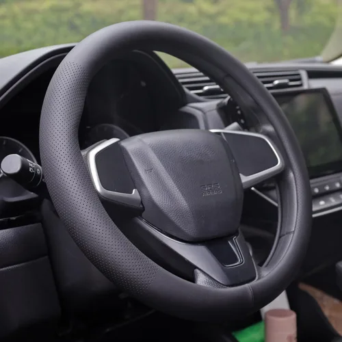 Vista 3 de XHRING Funda de Volante para Coche para Toyota Camry Rav4 Corolla Highlander Sienna CHR Avalon FJ Land Cruiser Yaris SE XSE LE Hybrid XLE TRD Cross