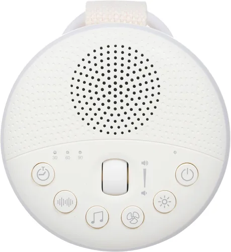 Vista 7 de Máquina de ruido blanco: máquina de sonido portátil con luz nocturna suave para bebés y adultos Máquina de sonido para dormir con 3