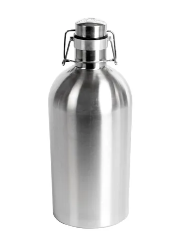 Vista 2 de Growler - 64 oz. Acero inoxidable, tapa abatible