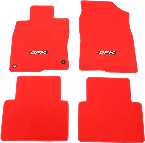Vista 13 de IKON MOTORSPORTS Tapete de suelo compatible con Honda Civic 2016-2021, tapetes de piso de ajuste de fábrica, alfombra delantera y trasera