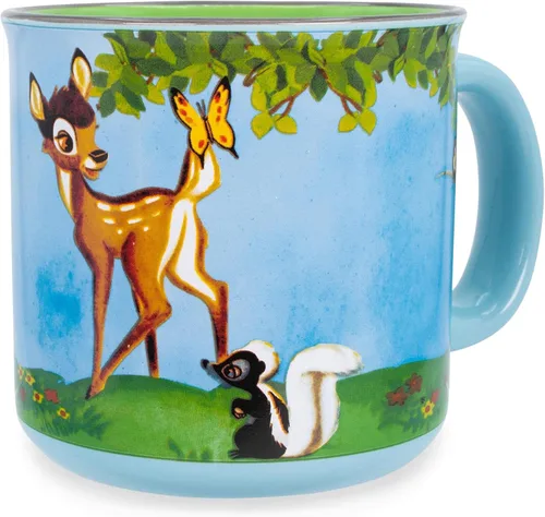 Vista 2 de Disney Bambi Meadow Scene - Taza de café de viaje sin BPA para café expreso, cafeína, cacao, esencial para el hogar y la cocina, bonitos regalos