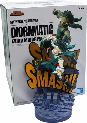 Vista 2 de BanPresto - My Hero Academia - Dioramatic - Izuku Midoriya [El Anime] Estatua