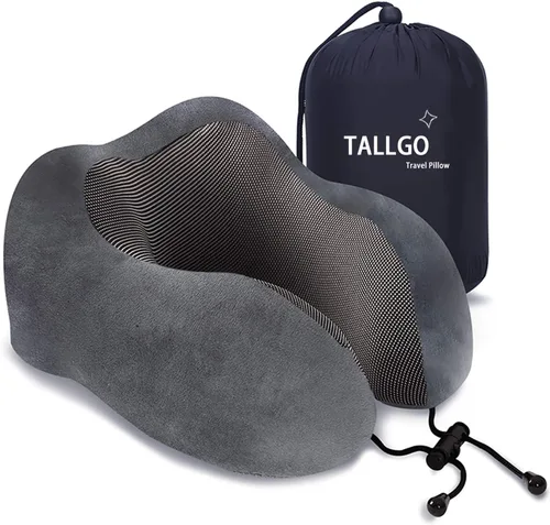 Vista 9 de Almohada de viaje, la mejor almohada cervical de espuma viscoelástica, soporte de cabeza, almohada suave de apoyo para la cabeza para dormir