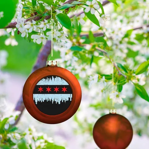 Vista 186 de Boobs Funny Shatterproof Matte Christmas Balls for Tree Wreath Home Decor 1PCS
