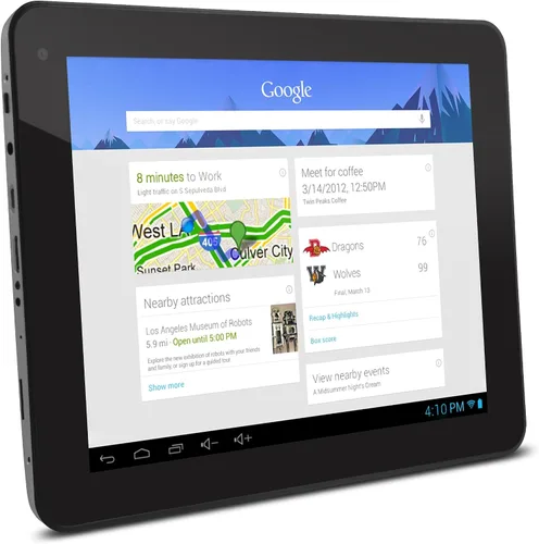 Vista 4 de Ematic EGP008BL 8.0-Inch 8GB Pro Multi-Touch Tablet con Android 4.1 Jelly Bean (negro)
