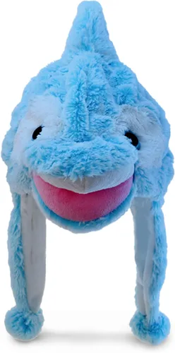 Vista 20 de Puzzled - Sombrero de mapache marrón de peluche - Sombrero súper suave y cálido con orejeras, gorro de invierno acogedor de forro polar para niños