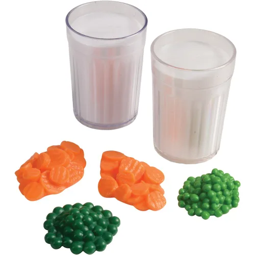 Vista 2 de Cp Toys - Juego de comida de plástico para dos personas, 16