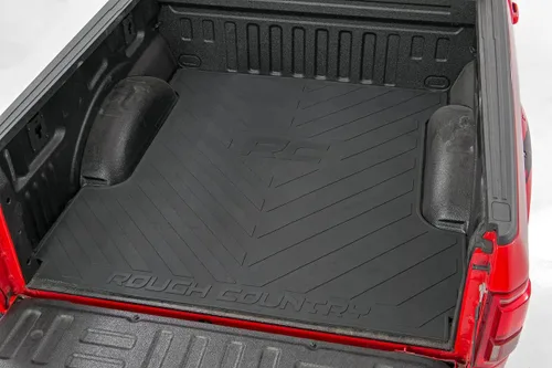 Vista 2 de Rough Country - Alfombrilla de goma para cama de Ram 1500 2019-2022 Cama de 5'7'' - RCM685 - Negro