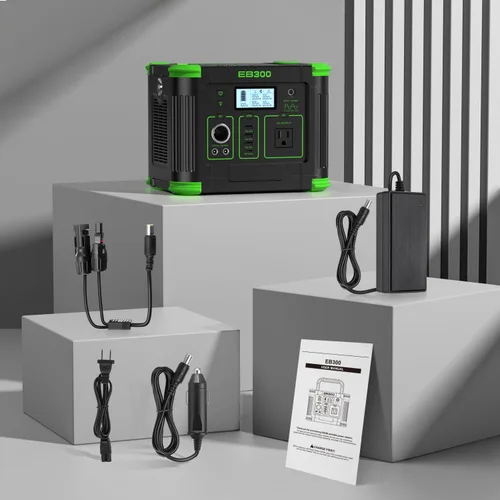 Vista 8 de GRECELL Generador solar portátil de la central eléctrica 330W 288Wh para Verde