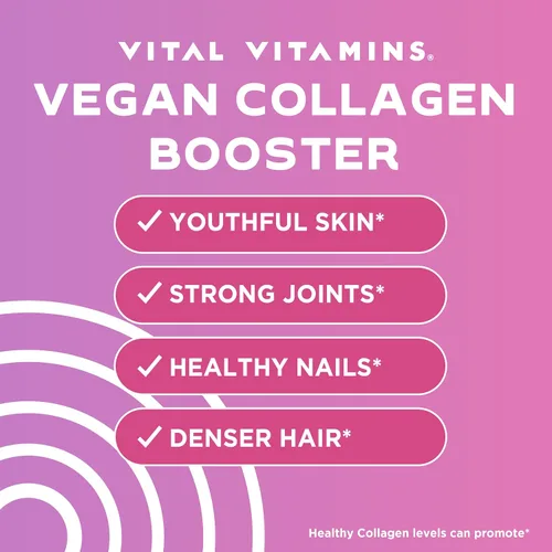 Vista 2 de Vital Vitamins Suplemento de colágeno vegano + NAD+