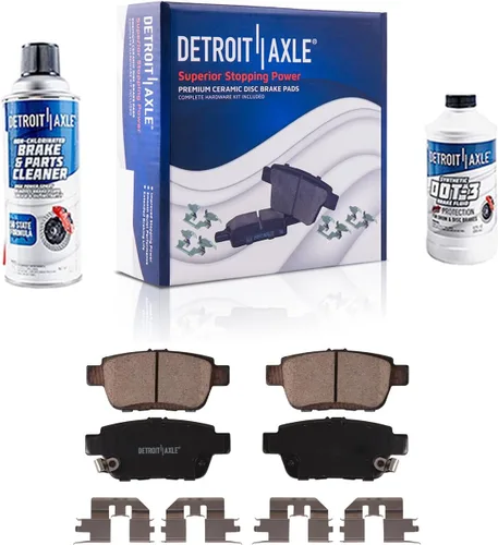 Vista 49 de Detroit Axle - Pastillas de freno de cerámica delanteras Reemplazo de pinza de freno derecha para Dodge Ram 1500 Dakota, Ram 1500 Classic - Juego