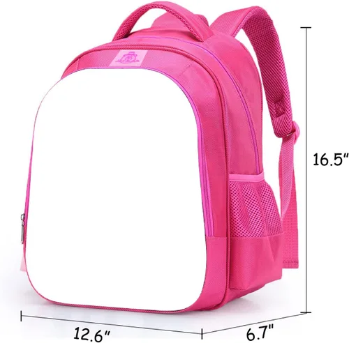 Vista 7 de YQSGT Mochila rosa para niñas mochila para niños y niñas bolsa escolar de dibujos animados bolsa de viaje escolar Style-1 L Viajar