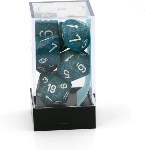 Vista 5 de Chessex CHX25316 Juego de mar moteado en dados