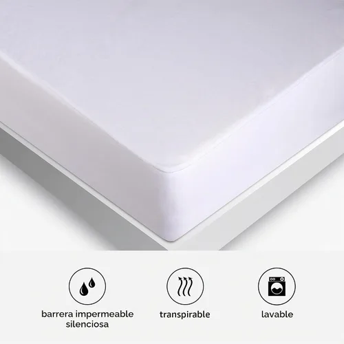 Vista 4 de Bedgear Protector de colchón básico – Funda de colchón impermeable para camas universitarias – Protector de colchón ligero, transpirable